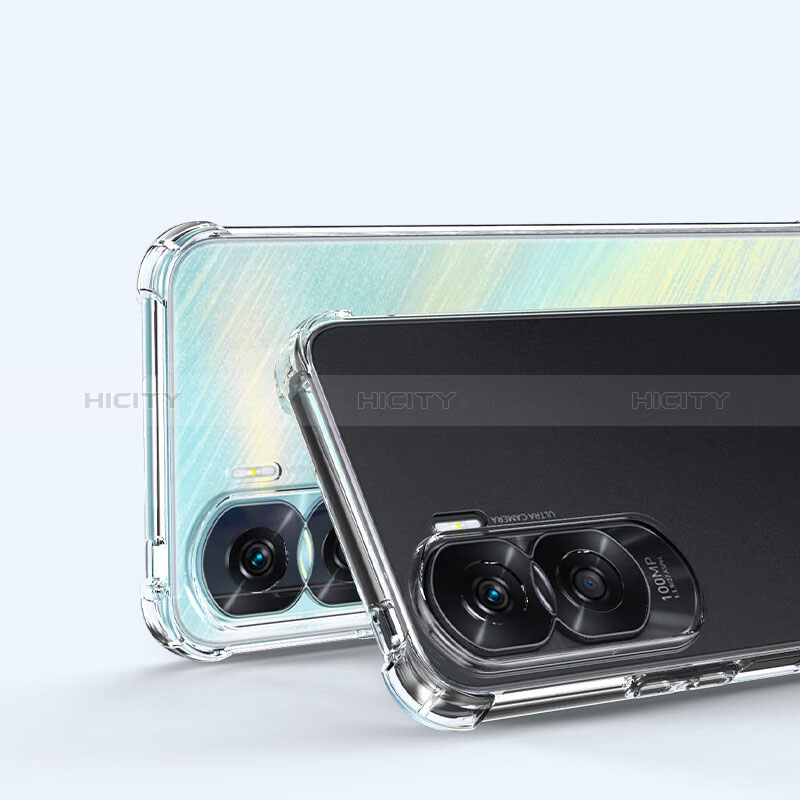 Silikon Schutzhülle Ultra Dünn Tasche Durchsichtig Transparent T03 für Huawei Honor X50i 5G Klar