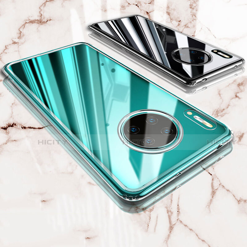 Silikon Schutzhülle Ultra Dünn Tasche Durchsichtig Transparent T03 für Huawei Mate 30 Pro Klar