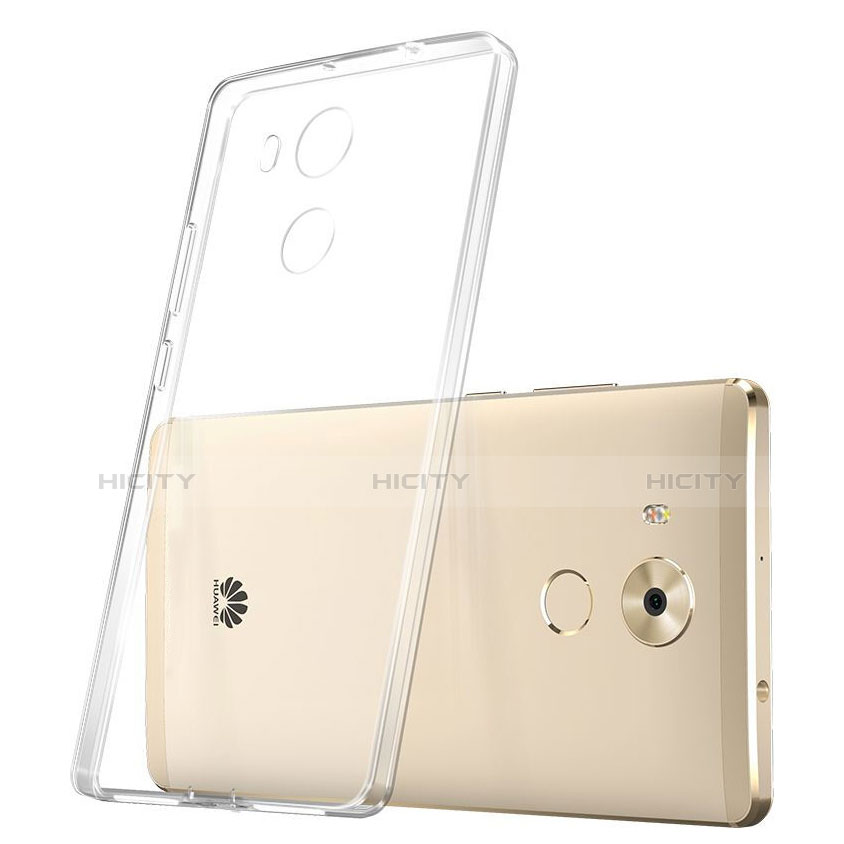 Silikon Schutzhülle Ultra Dünn Tasche Durchsichtig Transparent T03 für Huawei Mate 8 Klar