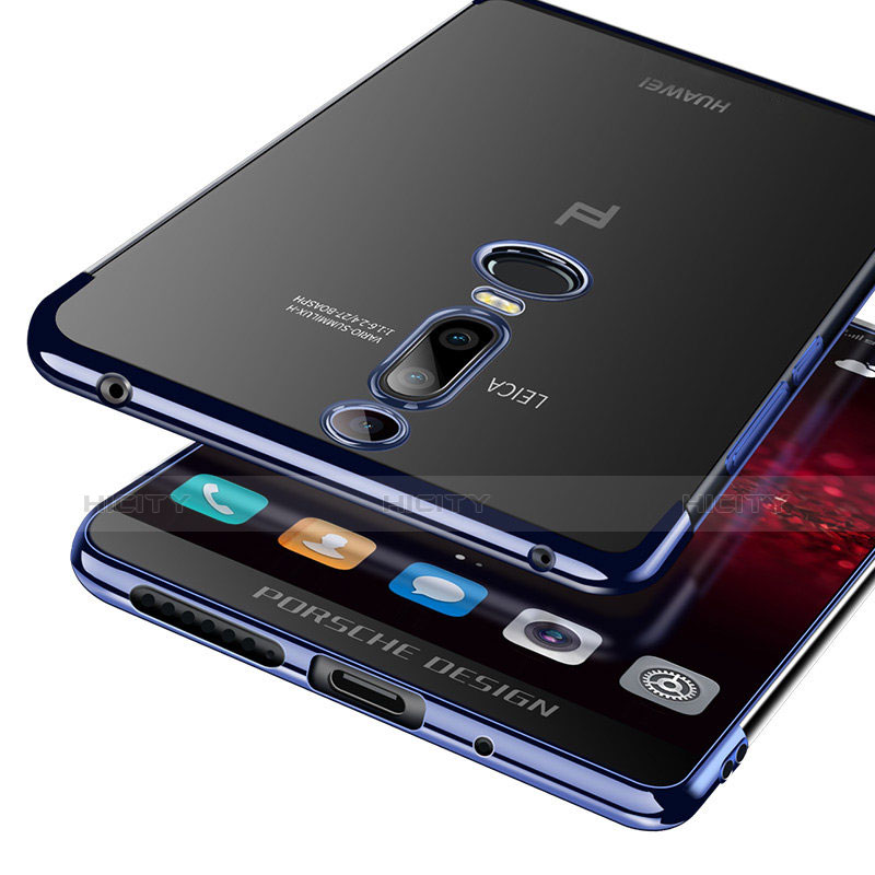 Silikon Schutzhülle Ultra Dünn Tasche Durchsichtig Transparent T03 für Huawei Mate RS Blau