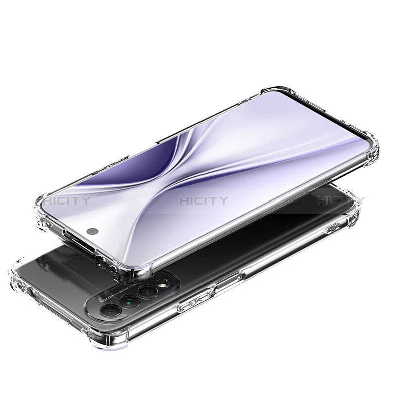 Silikon Schutzhülle Ultra Dünn Tasche Durchsichtig Transparent T03 für Huawei Nova 10z Klar