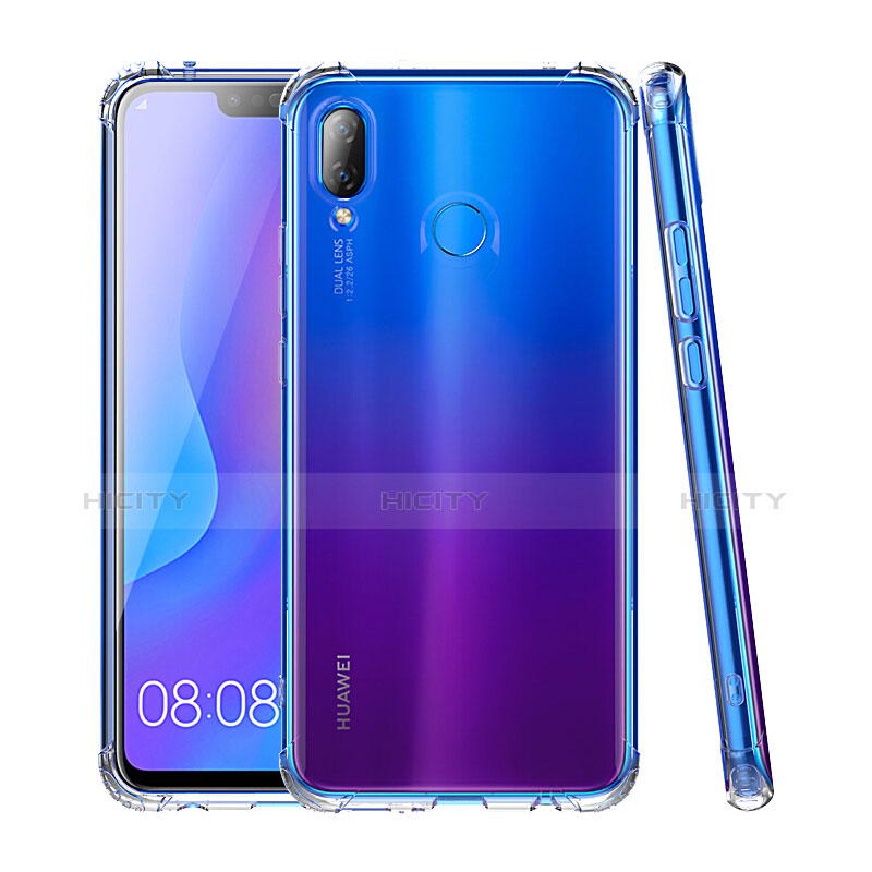 Silikon Schutzhülle Ultra Dünn Tasche Durchsichtig Transparent T03 für Huawei Nova 3i Klar