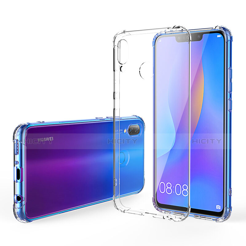 Silikon Schutzhülle Ultra Dünn Tasche Durchsichtig Transparent T03 für Huawei Nova 3i Klar