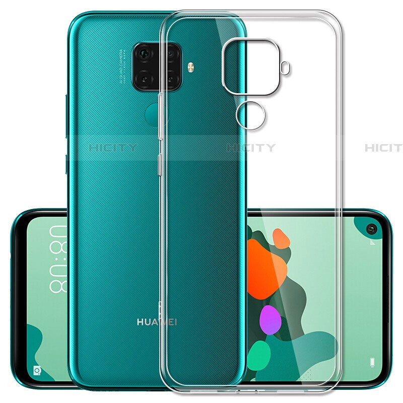 Silikon Schutzhülle Ultra Dünn Tasche Durchsichtig Transparent T03 für Huawei Nova 5z Klar