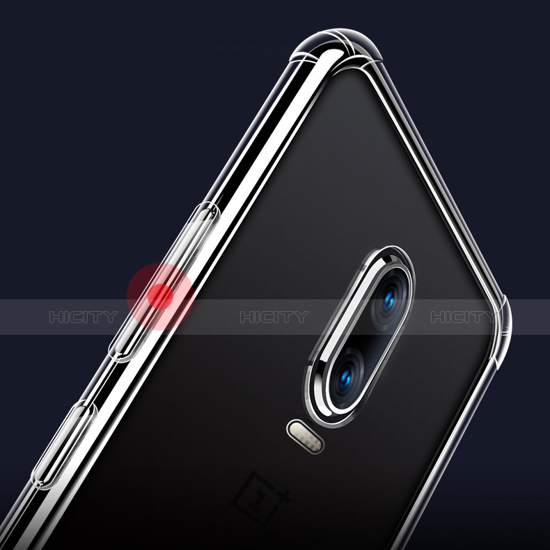 Silikon Schutzhülle Ultra Dünn Tasche Durchsichtig Transparent T03 für OnePlus 6T Klar