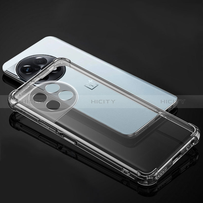 Silikon Schutzhülle Ultra Dünn Tasche Durchsichtig Transparent T03 für OnePlus Ace 2 5G Klar groß