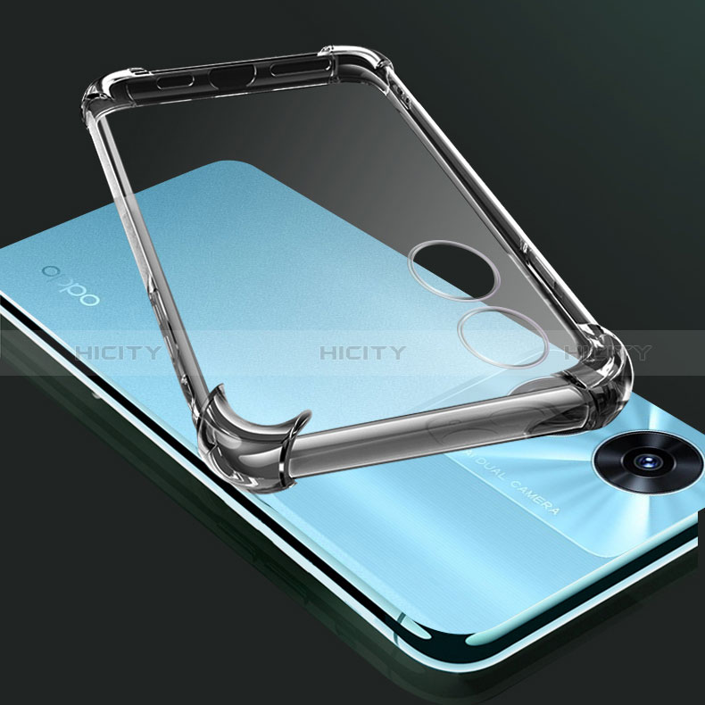 Silikon Schutzhülle Ultra Dünn Tasche Durchsichtig Transparent T03 für Oppo A1 Pro 5G Klar