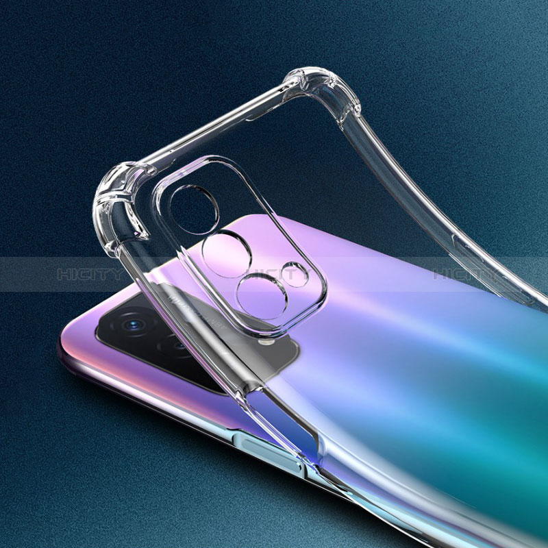 Silikon Schutzhülle Ultra Dünn Tasche Durchsichtig Transparent T03 für Oppo A54 5G Klar