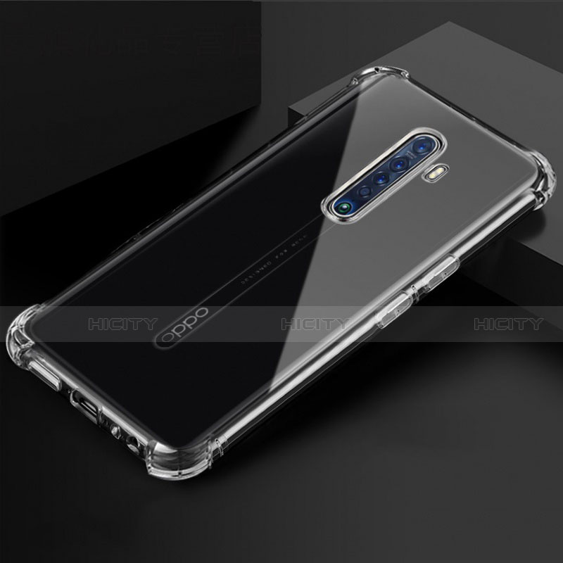 Silikon Schutzhülle Ultra Dünn Tasche Durchsichtig Transparent T03 für Oppo Reno2 Klar