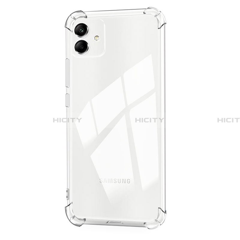 Silikon Schutzhülle Ultra Dünn Tasche Durchsichtig Transparent T03 für Samsung Galaxy A04 4G Klar