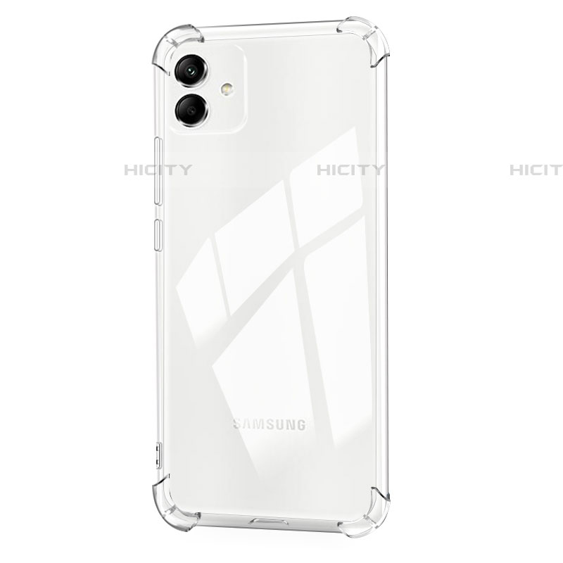 Silikon Schutzhülle Ultra Dünn Tasche Durchsichtig Transparent T03 für Samsung Galaxy A04E Klar