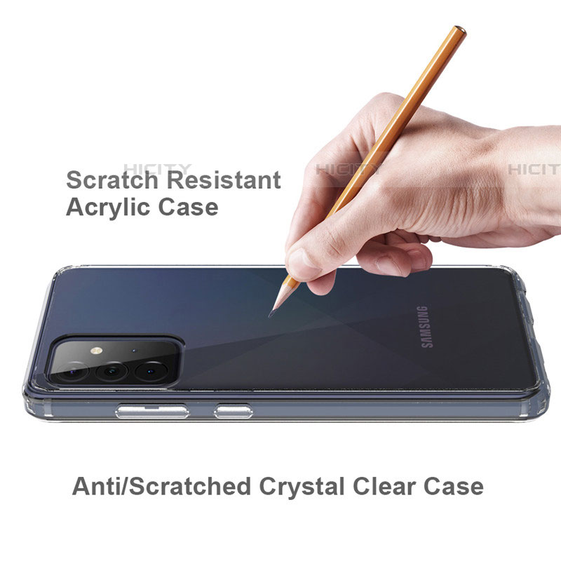 Silikon Schutzhülle Ultra Dünn Tasche Durchsichtig Transparent T03 für Samsung Galaxy A05s Klar