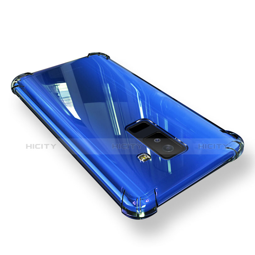 Silikon Schutzhülle Ultra Dünn Tasche Durchsichtig Transparent T03 für Samsung Galaxy A6 Plus (2018) Klar