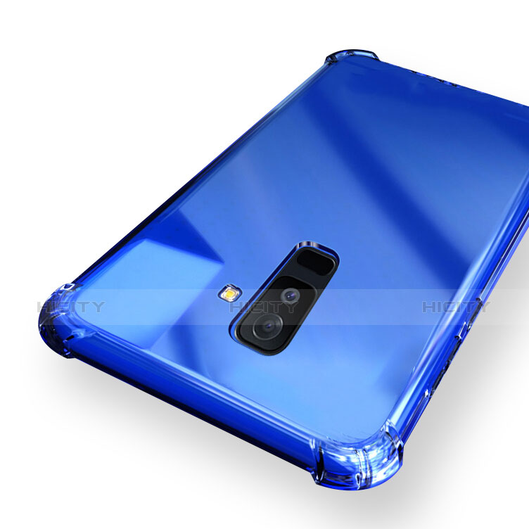 Silikon Schutzhülle Ultra Dünn Tasche Durchsichtig Transparent T03 für Samsung Galaxy A6 Plus (2018) Klar