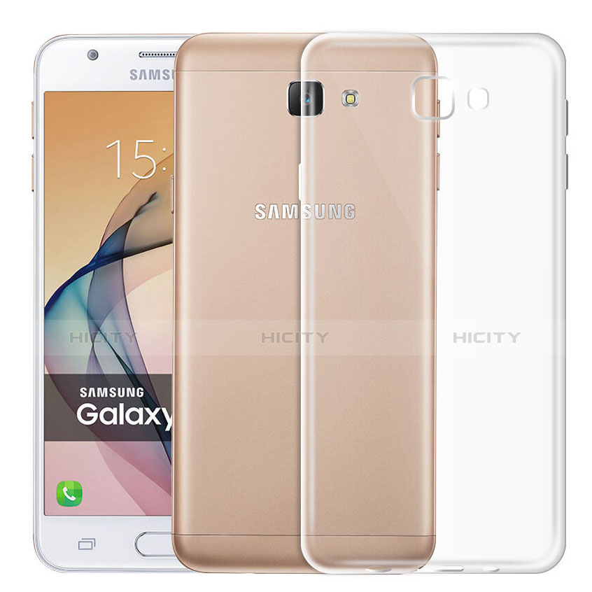 Silikon Schutzhülle Ultra Dünn Tasche Durchsichtig Transparent T03 für Samsung Galaxy J5 Prime G570F Klar