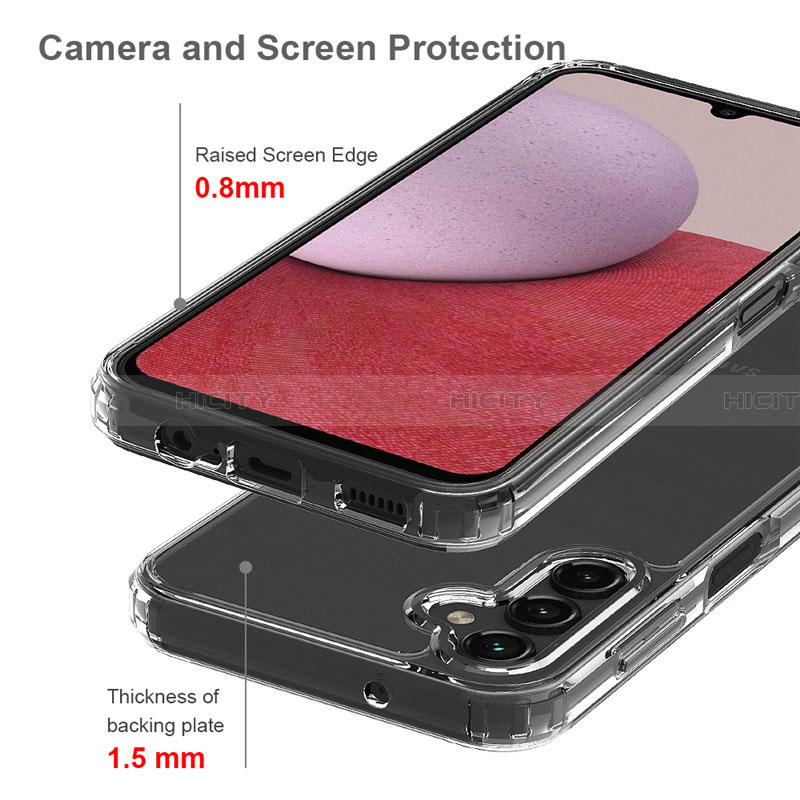 Silikon Schutzhülle Ultra Dünn Tasche Durchsichtig Transparent T03 für Samsung Galaxy Jump3 5G Klar