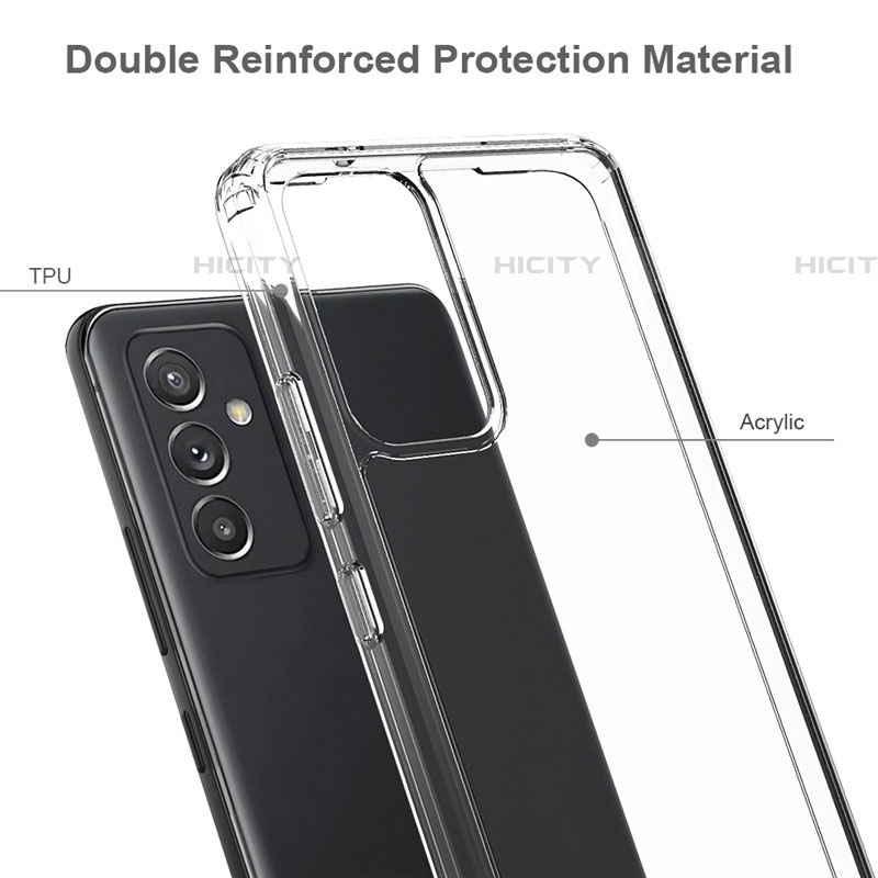 Silikon Schutzhülle Ultra Dünn Tasche Durchsichtig Transparent T03 für Samsung Galaxy M14 5G Klar