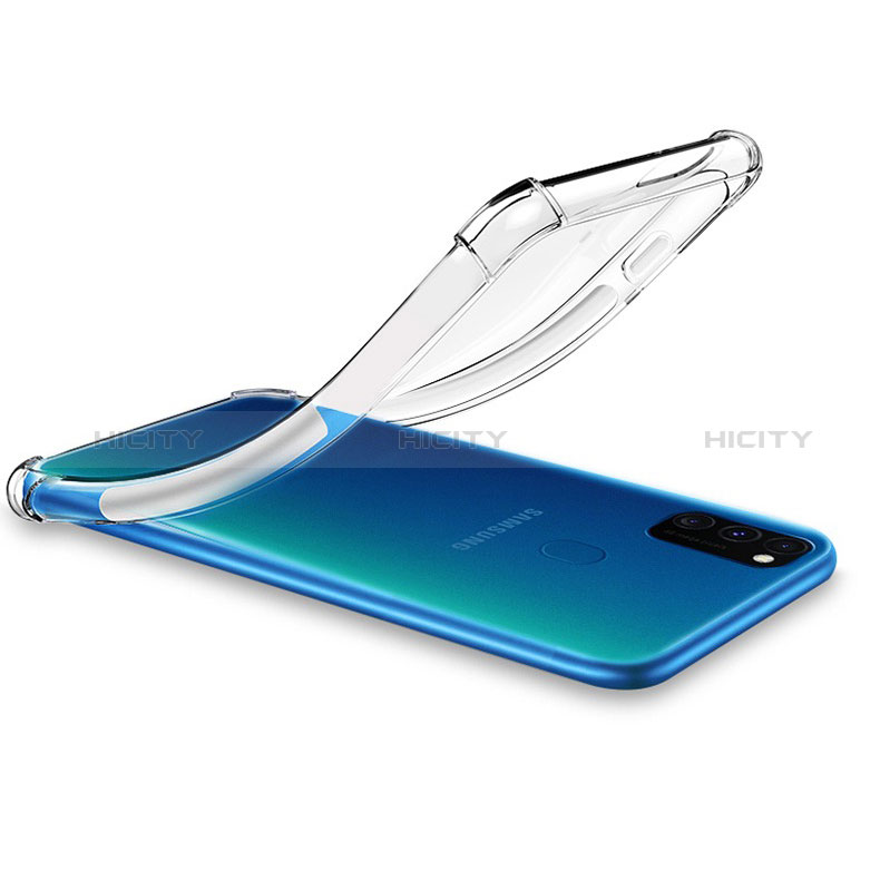 Silikon Schutzhülle Ultra Dünn Tasche Durchsichtig Transparent T03 für Samsung Galaxy M21 Klar