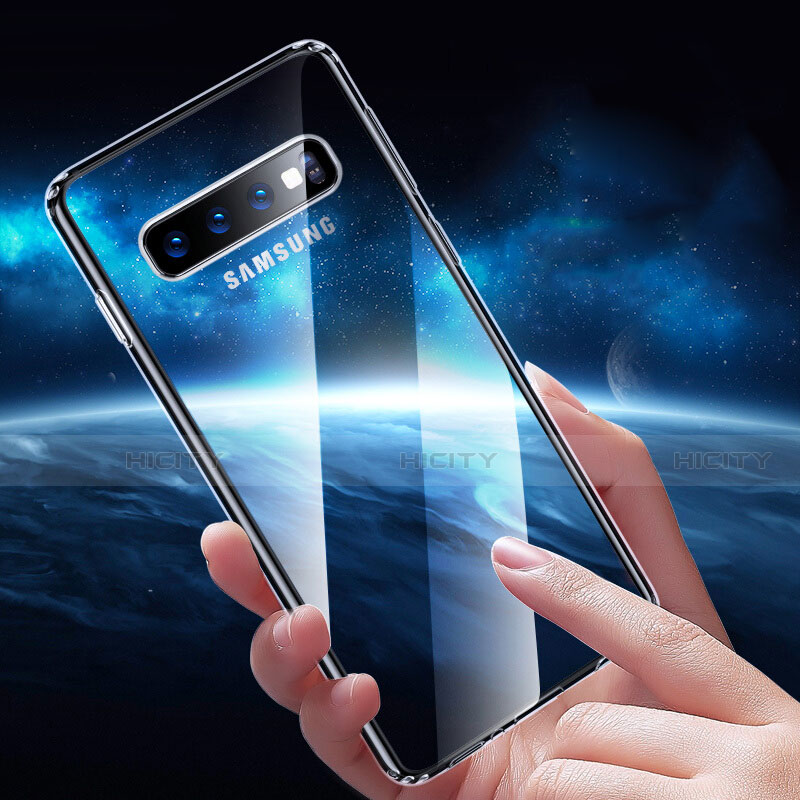 Silikon Schutzhülle Ultra Dünn Tasche Durchsichtig Transparent T03 für Samsung Galaxy S10 5G Klar Plus