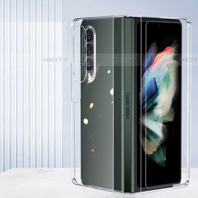 Silikon Schutzhülle Ultra Dünn Tasche Durchsichtig Transparent T03 für Samsung Galaxy Z Fold4 5G Klar