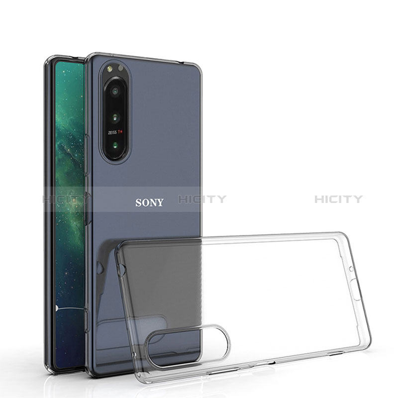 Silikon Schutzhülle Ultra Dünn Tasche Durchsichtig Transparent T03 für Sony Xperia 1 IV Klar