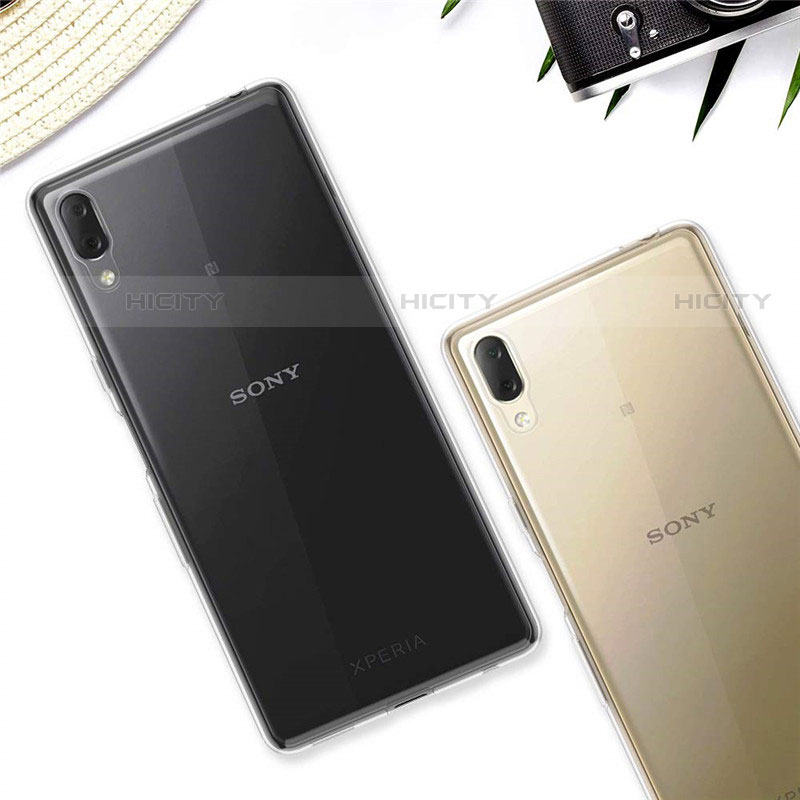 Silikon Schutzhülle Ultra Dünn Tasche Durchsichtig Transparent T03 für Sony Xperia L3 Klar groß