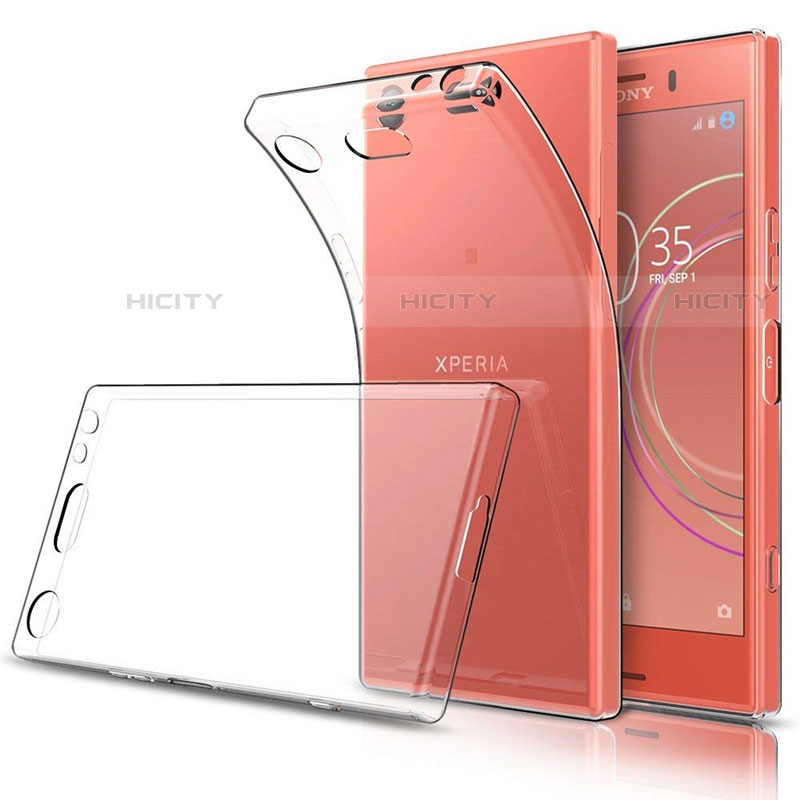 Silikon Schutzhülle Ultra Dünn Tasche Durchsichtig Transparent T03 für Sony Xperia XZ1 Compact Klar