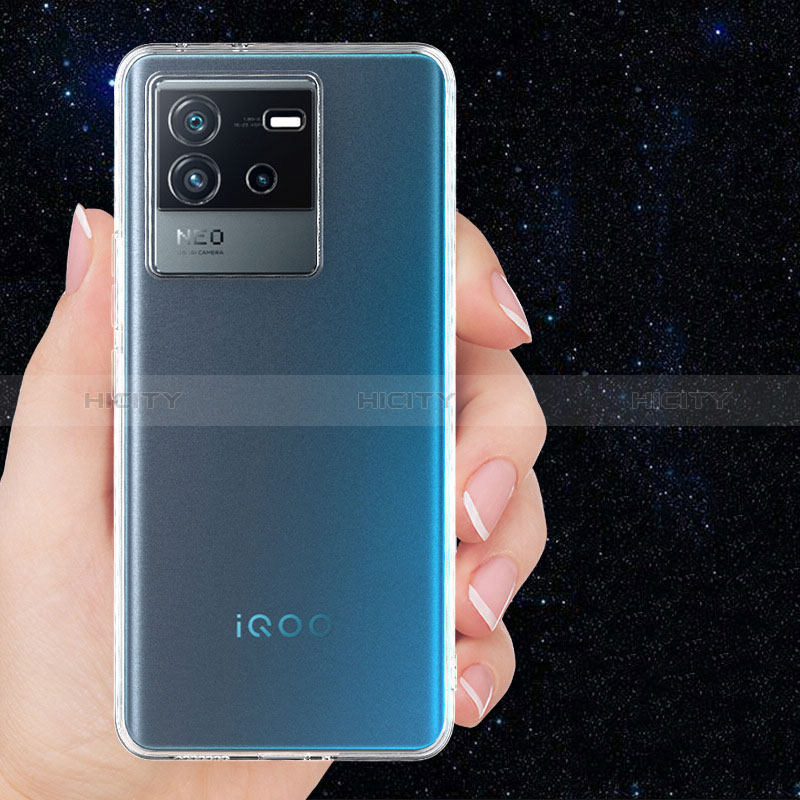 Silikon Schutzhülle Ultra Dünn Tasche Durchsichtig Transparent T03 für Vivo iQOO Neo6 5G Klar