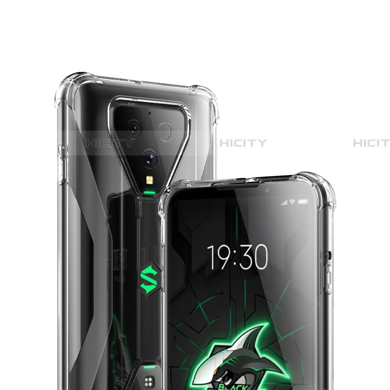 Silikon Schutzhülle Ultra Dünn Tasche Durchsichtig Transparent T03 für Xiaomi Black Shark 3 Pro Klar