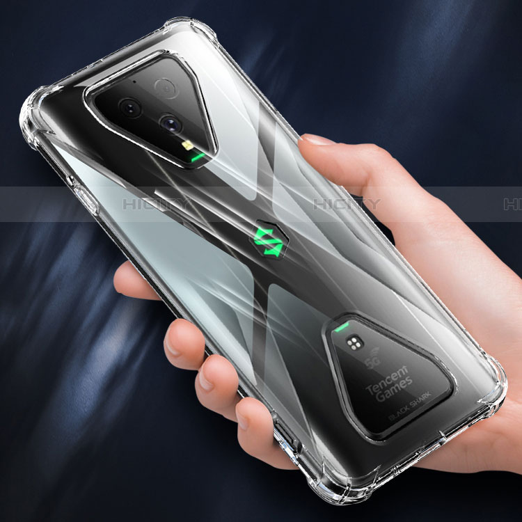 Silikon Schutzhülle Ultra Dünn Tasche Durchsichtig Transparent T03 für Xiaomi Black Shark 3 Pro Klar