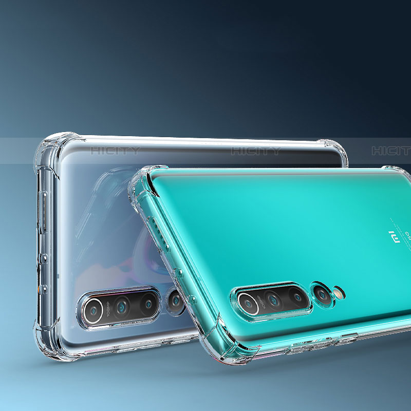 Silikon Schutzhülle Ultra Dünn Tasche Durchsichtig Transparent T03 für Xiaomi Mi 10 Klar