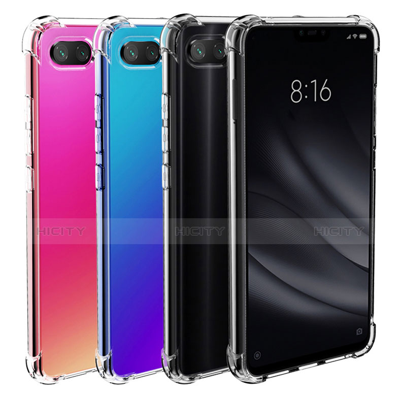 Silikon Schutzhülle Ultra Dünn Tasche Durchsichtig Transparent T03 für Xiaomi Mi 8 Lite Klar