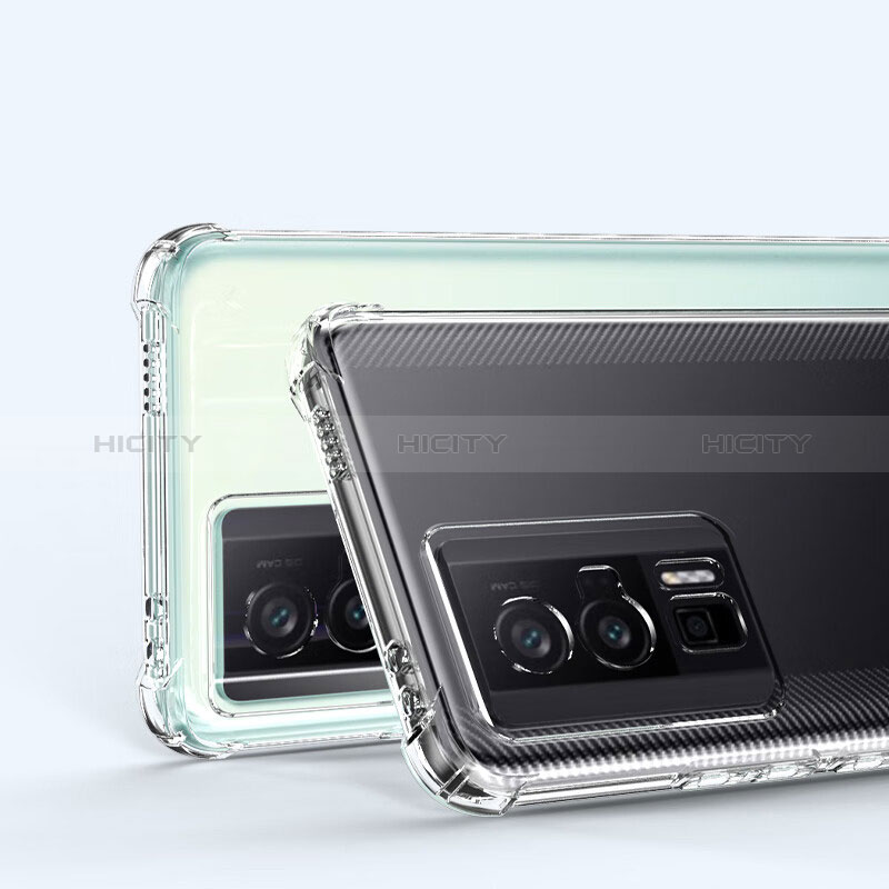 Silikon Schutzhülle Ultra Dünn Tasche Durchsichtig Transparent T03 für Xiaomi Poco F5 Pro 5G Klar