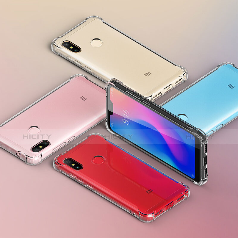 Silikon Schutzhülle Ultra Dünn Tasche Durchsichtig Transparent T03 für Xiaomi Redmi 6 Pro Klar