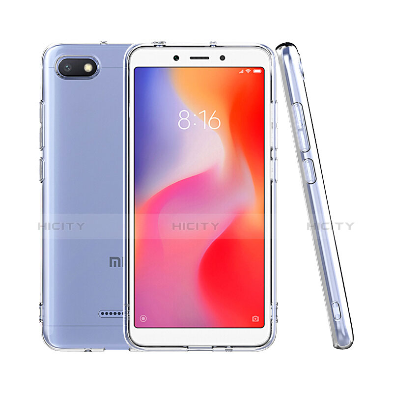 Silikon Schutzhülle Ultra Dünn Tasche Durchsichtig Transparent T03 für Xiaomi Redmi 6A Klar