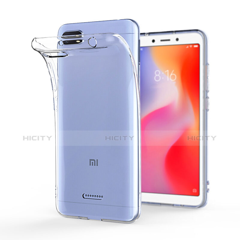 Silikon Schutzhülle Ultra Dünn Tasche Durchsichtig Transparent T03 für Xiaomi Redmi 6A Klar