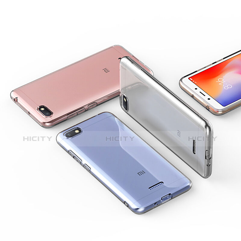 Silikon Schutzhülle Ultra Dünn Tasche Durchsichtig Transparent T03 für Xiaomi Redmi 6A Klar