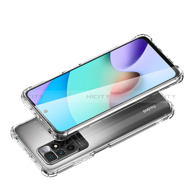 Silikon Schutzhülle Ultra Dünn Tasche Durchsichtig Transparent T03 für Xiaomi Redmi Note 11 4G (2021) Klar