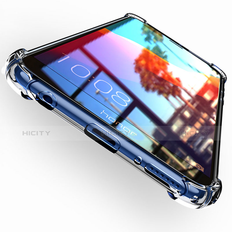 Silikon Schutzhülle Ultra Dünn Tasche Durchsichtig Transparent T04 für Huawei Enjoy 8 Klar