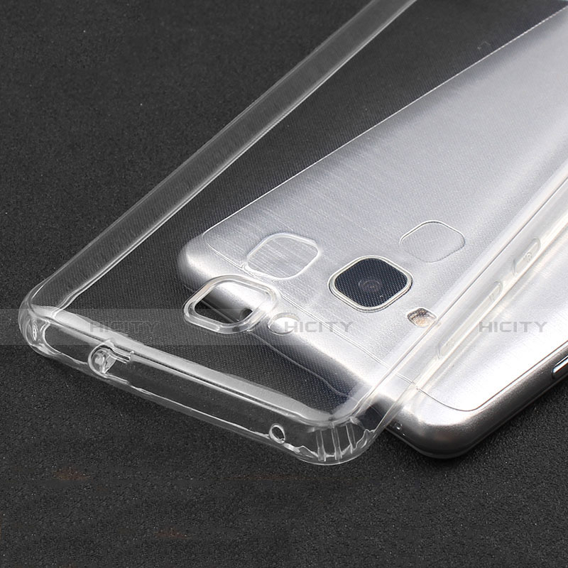 Silikon Schutzhülle Ultra Dünn Tasche Durchsichtig Transparent T04 für Huawei GR5 Mini Klar