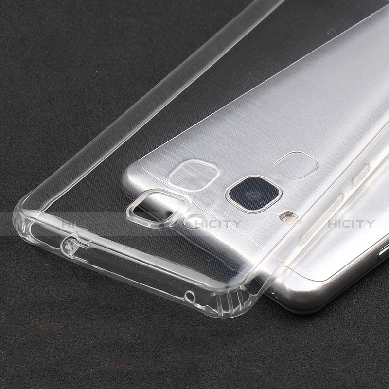 Silikon Schutzhülle Ultra Dünn Tasche Durchsichtig Transparent T04 für Huawei GT3 Klar