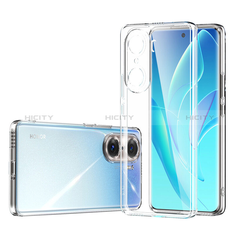 Silikon Schutzhülle Ultra Dünn Tasche Durchsichtig Transparent T04 für Huawei Honor 60 5G Klar