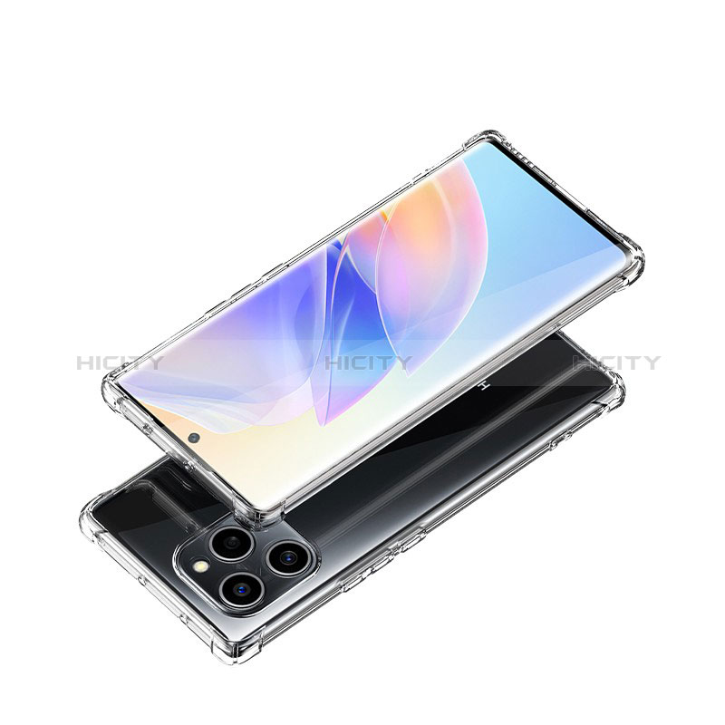 Silikon Schutzhülle Ultra Dünn Tasche Durchsichtig Transparent T04 für Huawei Honor 60 SE 5G Klar