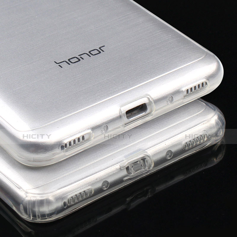 Silikon Schutzhülle Ultra Dünn Tasche Durchsichtig Transparent T04 für Huawei Honor 7 Lite Klar