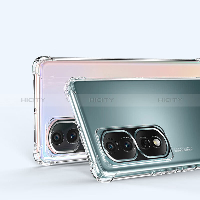 Silikon Schutzhülle Ultra Dünn Tasche Durchsichtig Transparent T04 für Huawei Honor 80 Pro Flat 5G Klar