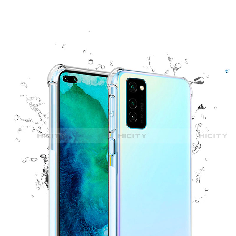 Silikon Schutzhülle Ultra Dünn Tasche Durchsichtig Transparent T04 für Huawei Honor V30 Pro 5G Klar