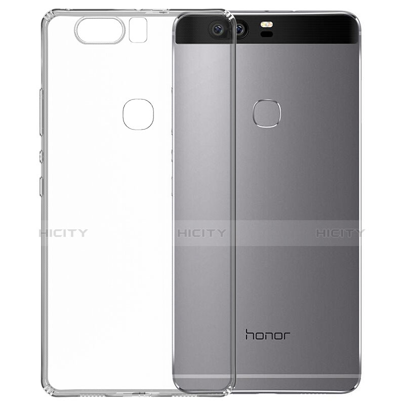 Silikon Schutzhülle Ultra Dünn Tasche Durchsichtig Transparent T04 für Huawei Honor V8 Klar