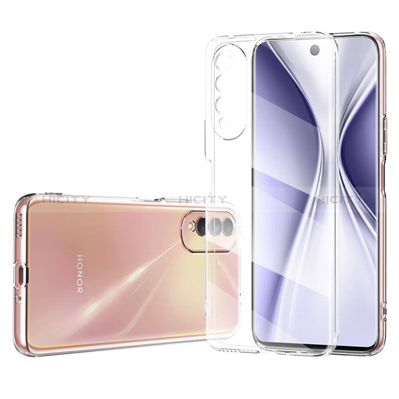 Silikon Schutzhülle Ultra Dünn Tasche Durchsichtig Transparent T04 für Huawei Nova 10z Klar Plus