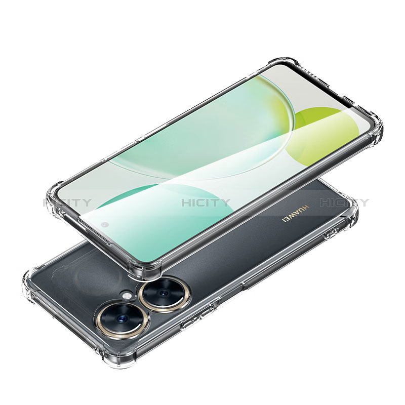 Silikon Schutzhülle Ultra Dünn Tasche Durchsichtig Transparent T04 für Huawei Nova 11i Klar