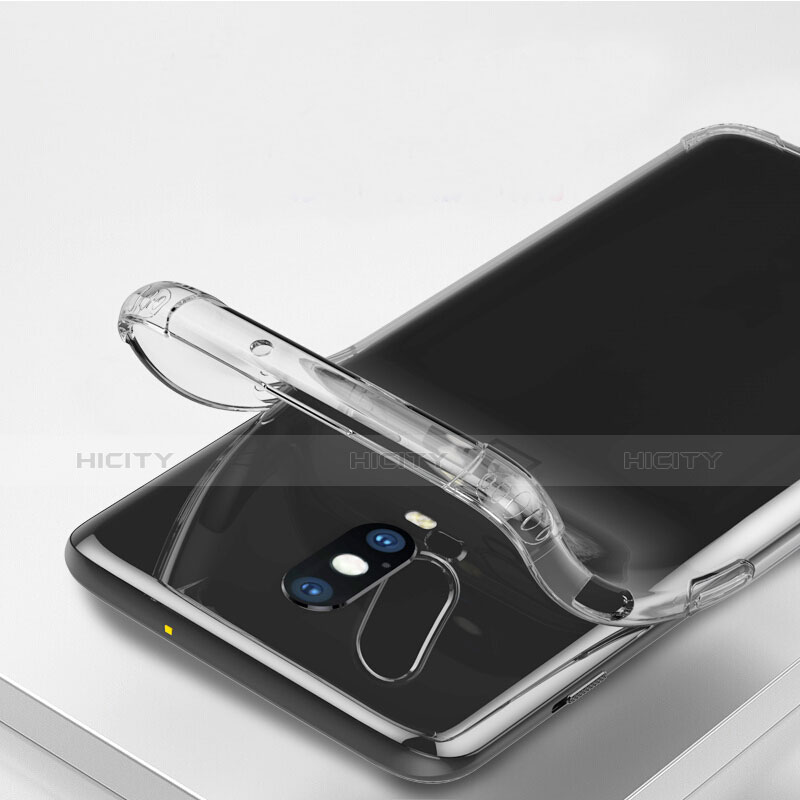 Silikon Schutzhülle Ultra Dünn Tasche Durchsichtig Transparent T04 für OnePlus 6T Klar